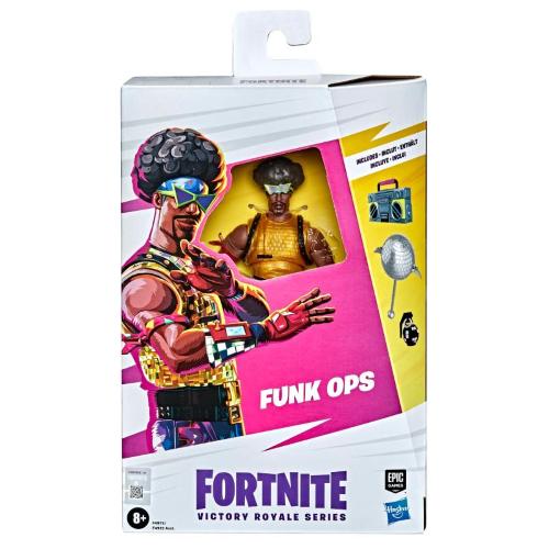 Hasbro Fortnite Victory Royale Series - Action Figure Funk Ops 15 Cm Collezionabile Con Accessori, Più Di 20 Punti Di Snodo, Regalo Per Bambini E Adulti Dagli 8 Anni